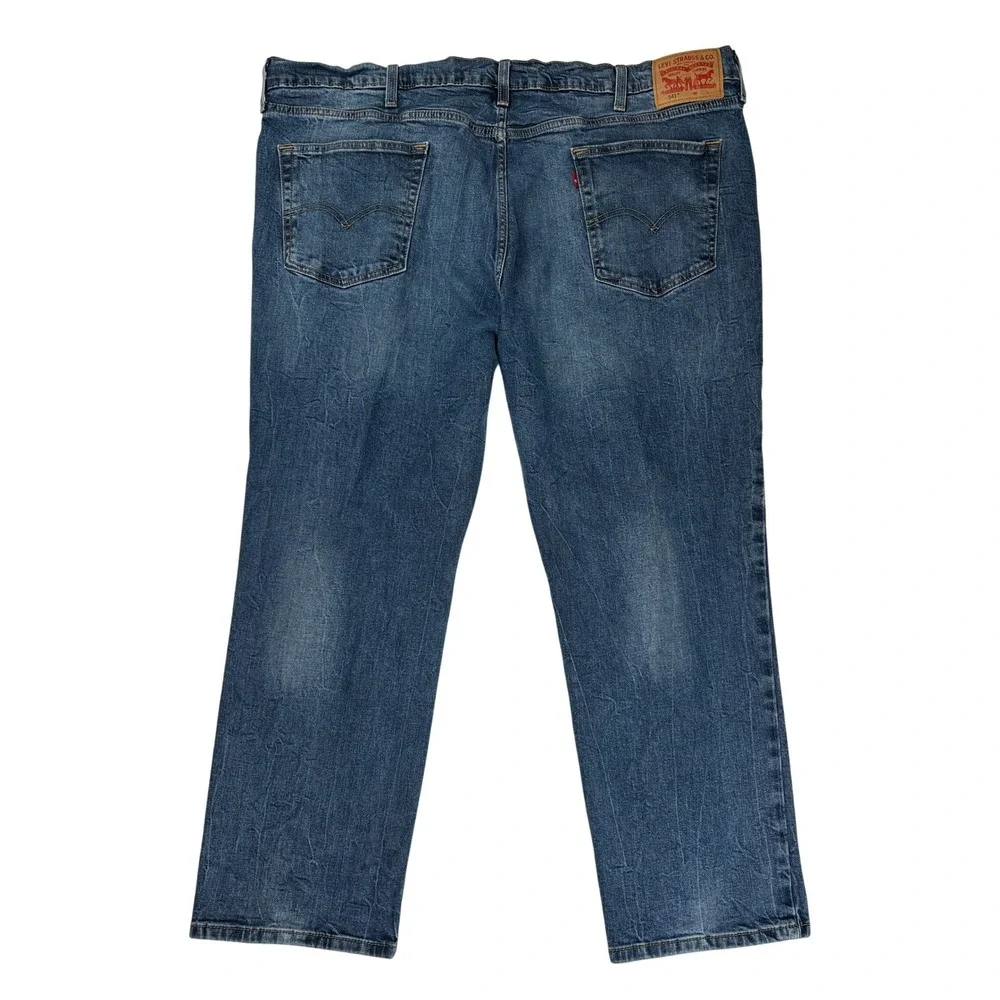 Levi's 541 Athletic Taper Jeans Men's W48 L30 Medium‎ Wash Stretch Denim